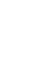 Monochrome purple drawing of a woman clutching her hands together, smiling widely with big hoop earrings